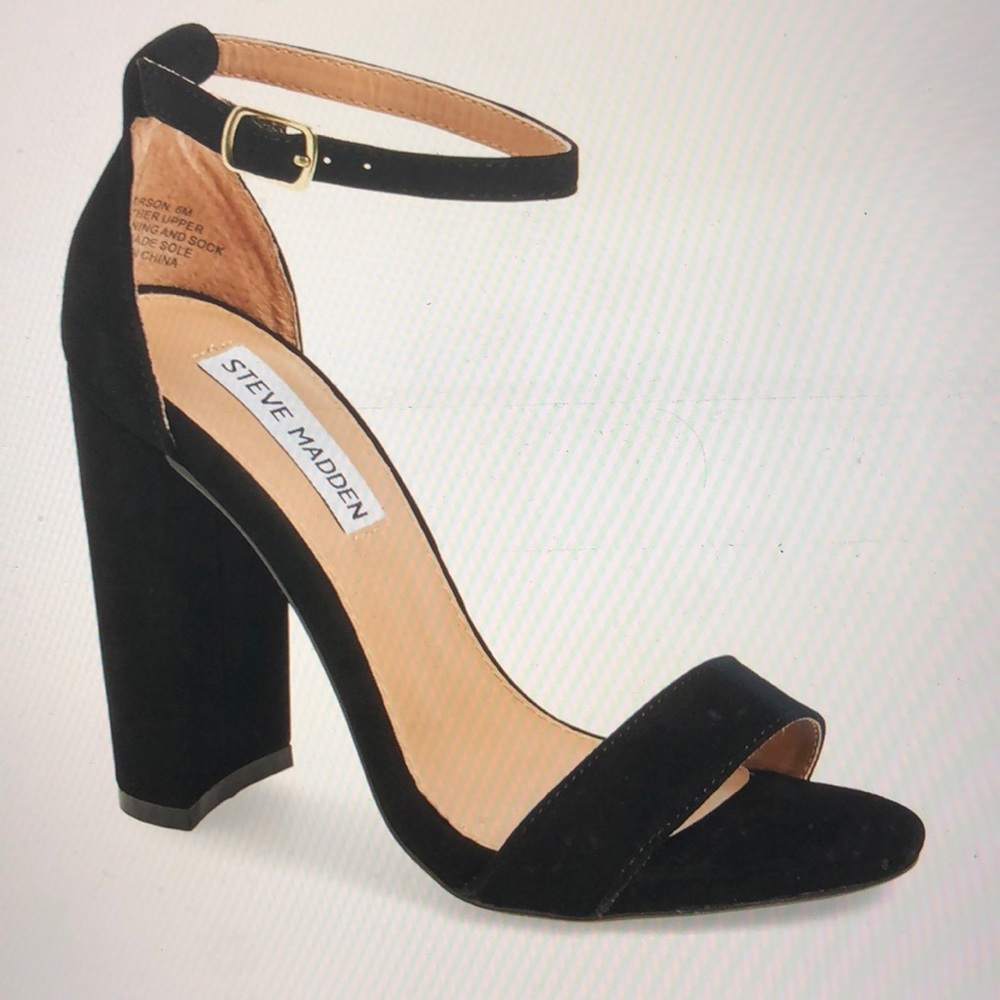 Carrson Sandel Steve Madden heel